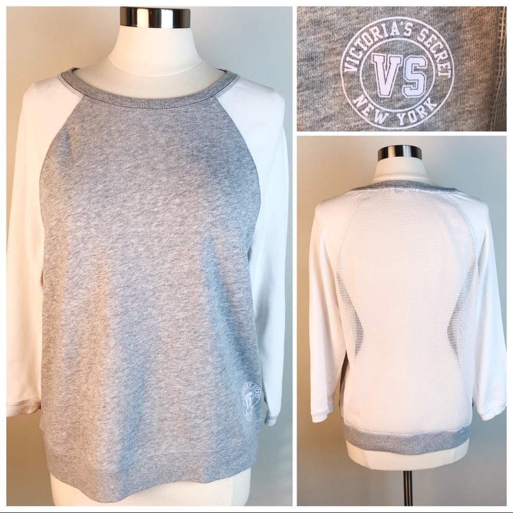 Victoria Secrets mesh back sweatshirt